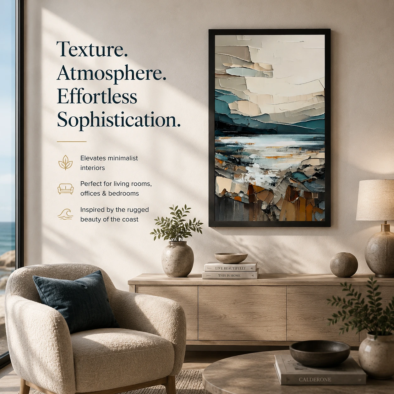 Abstract Coastal Art