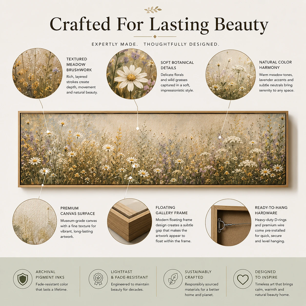 Botanical beauty on premium canvas