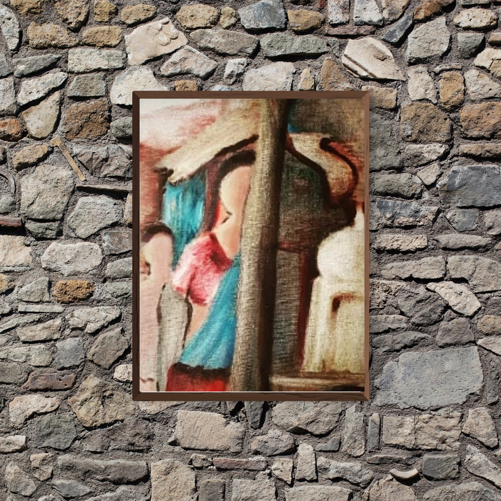 Abstract Figurative Expressionist Painting Wall Art