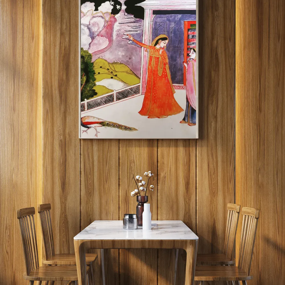 Traditional Rajasthani Miniature Painting Wall Art